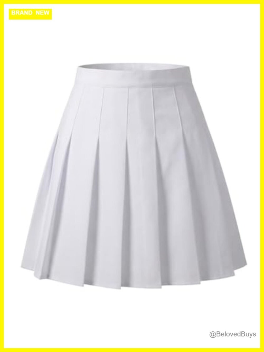 Pleated Mini Skirt High Waisted A-Line Skort Casual Tennis